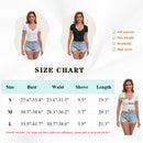Women Short Sleeve Crop Tops Stretchy Cute Basic Tees-006