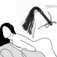 Sex Whip for Bedroom BDSM Flogger for Play Faux Leather Adult Whip for Spanking-009