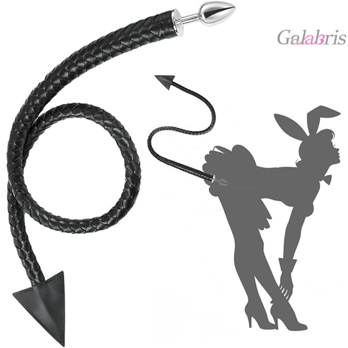 Metal Butt Plug with Devil Tail Cosplay Anal Tail Sex Toys SM Masturbation Anal Plug-004