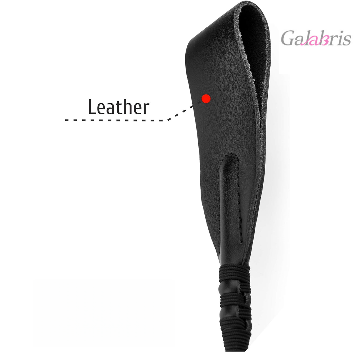 Leather Riding Crop for Horses Equestrian Horseback Double Slapper Faux Leather Horse Crop-007