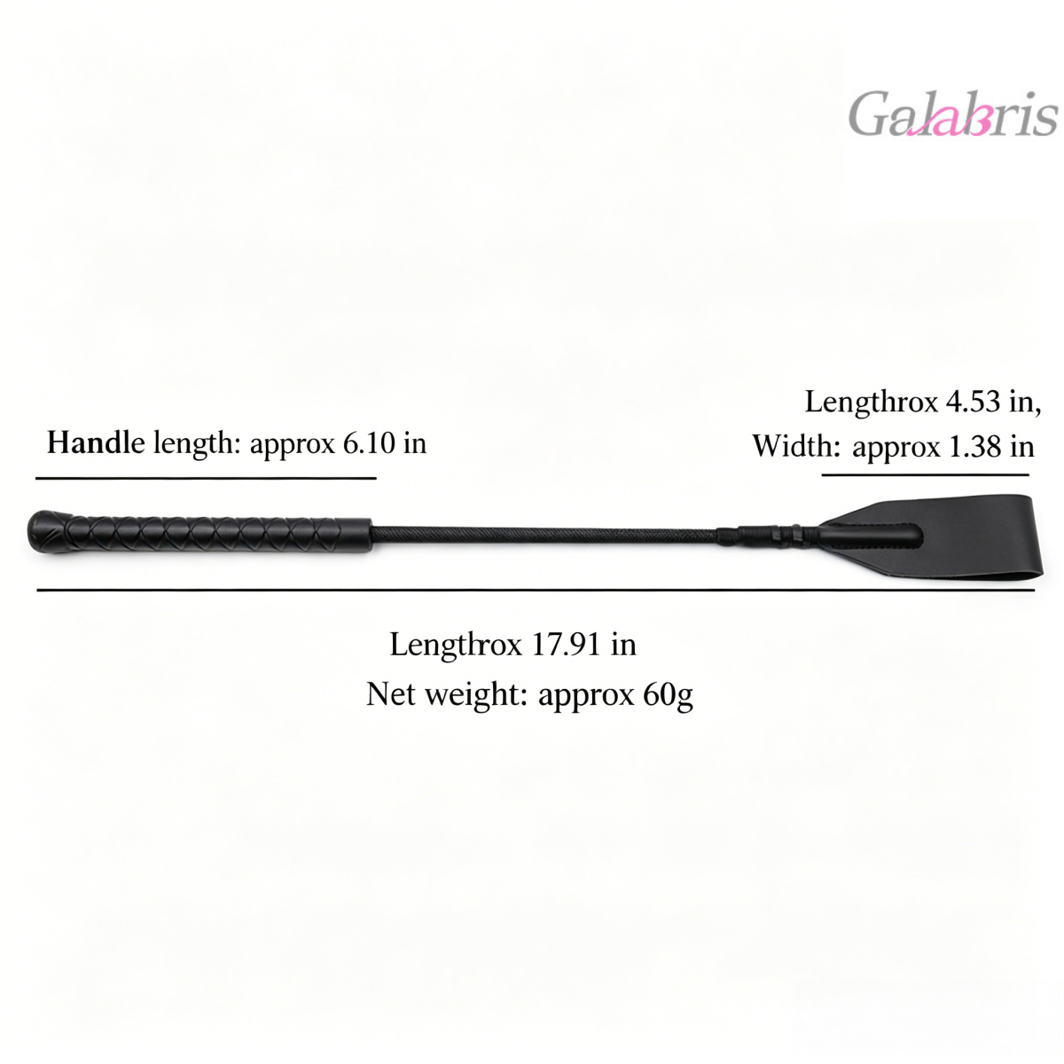 Leather Riding Crop for Horses Equestrian Horseback Double Slapper Faux Leather Horse Crop-007