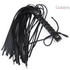 Sex Whip for Bedroom BDSM Flogger for Play Faux Leather Adult Whip for Spanking-009