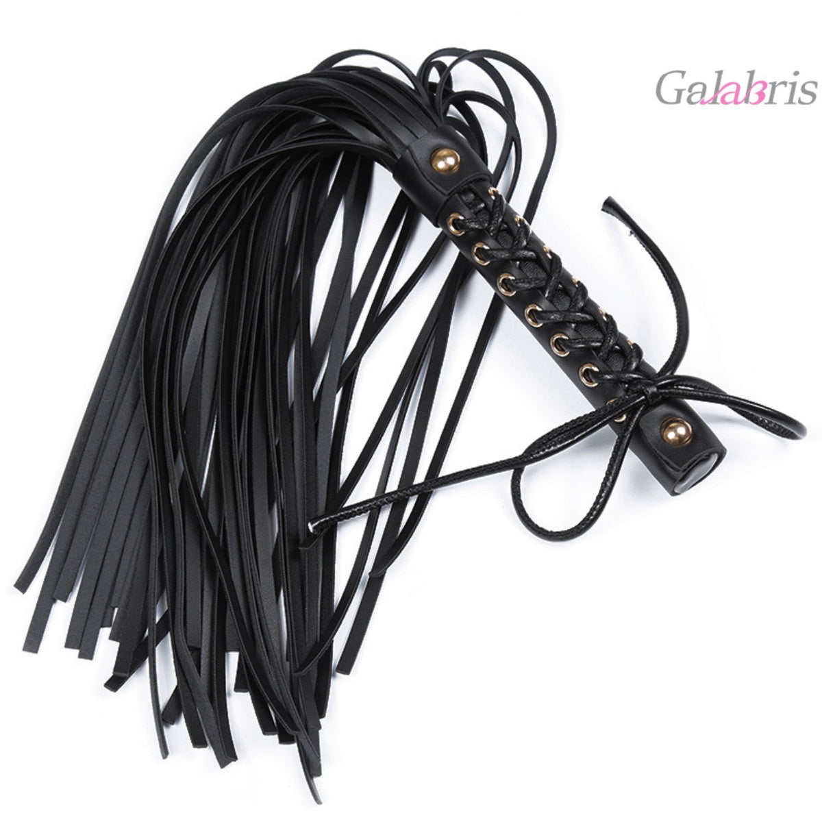 Sex Whip for Bedroom BDSM Flogger for Play Faux Leather Adult Whip for Spanking-009
