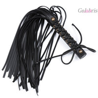 Sex Whip for Bedroom BDSM Flogger for Play Faux Leather Adult Whip for Spanking-009
