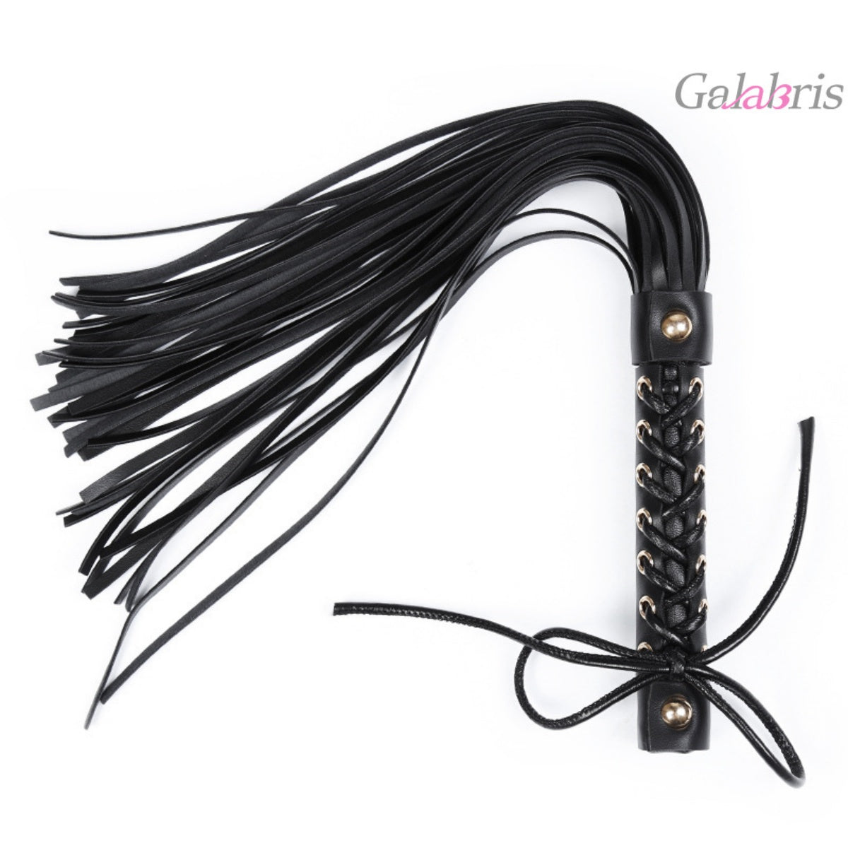 Sex Whip for Bedroom BDSM Flogger for Play Faux Leather Adult Whip for Spanking-009