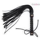 Sex Whip for Bedroom BDSM Flogger for Play Faux Leather Adult Whip for Spanking-009