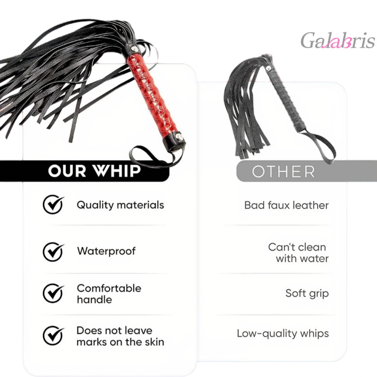 Sex Flogger for Couples Adult BDSM Whip Bedroom Fetish Toys Sex Play Spanking Whips-006
