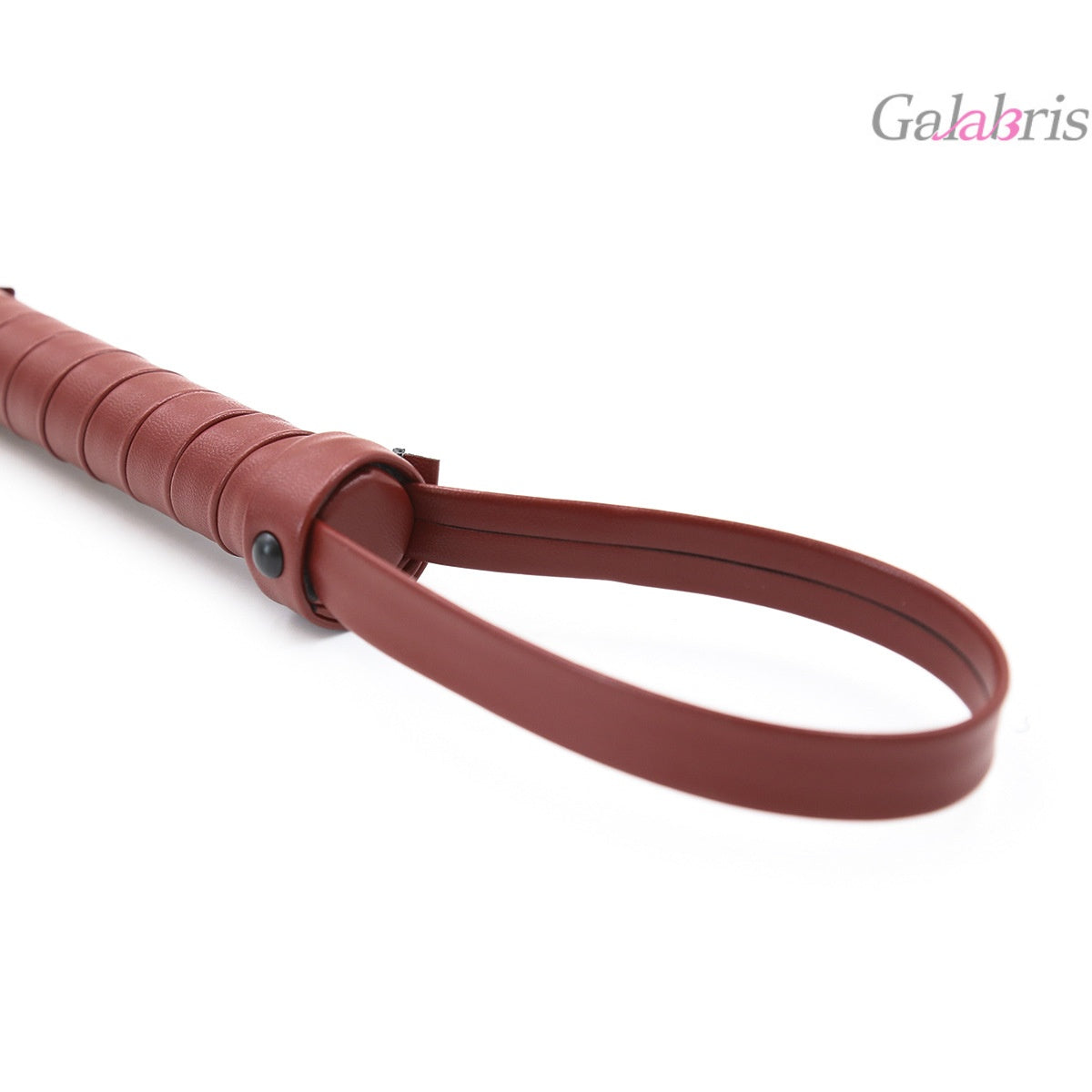 Horse Riding Red Whip Faux Leather Whip Black Riding Whip Cosplay-017