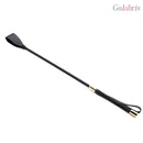 Premium Black Leather Riding Crop Luxury BDSM Play Toy-002