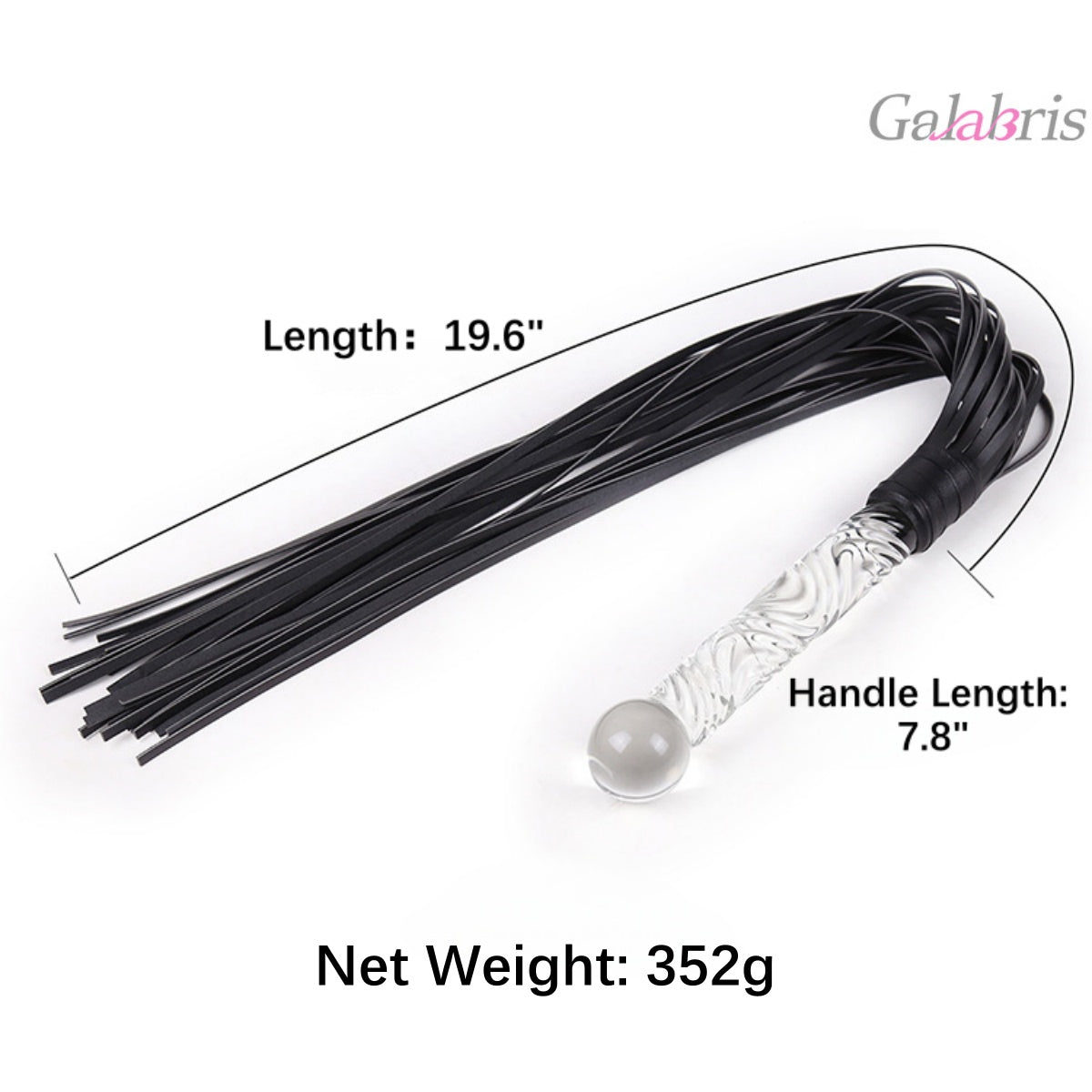 BDSM Flogger Adult Sex Toy Dildo Glass Anal Toy Dildo Masturbation Flogger-016