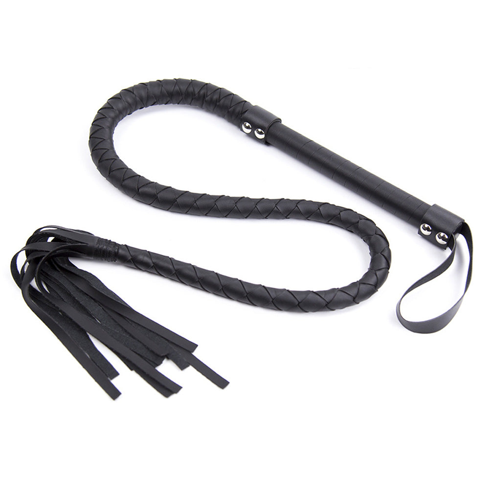 Sex SM Flogger Whip Leather Flogger Braided Whip Leather Whip Adult Games Bondage-001