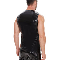 Galabris Men's Sleeveless Crew Neck Henley Tank Top Button Up Slim Fit Vest -247